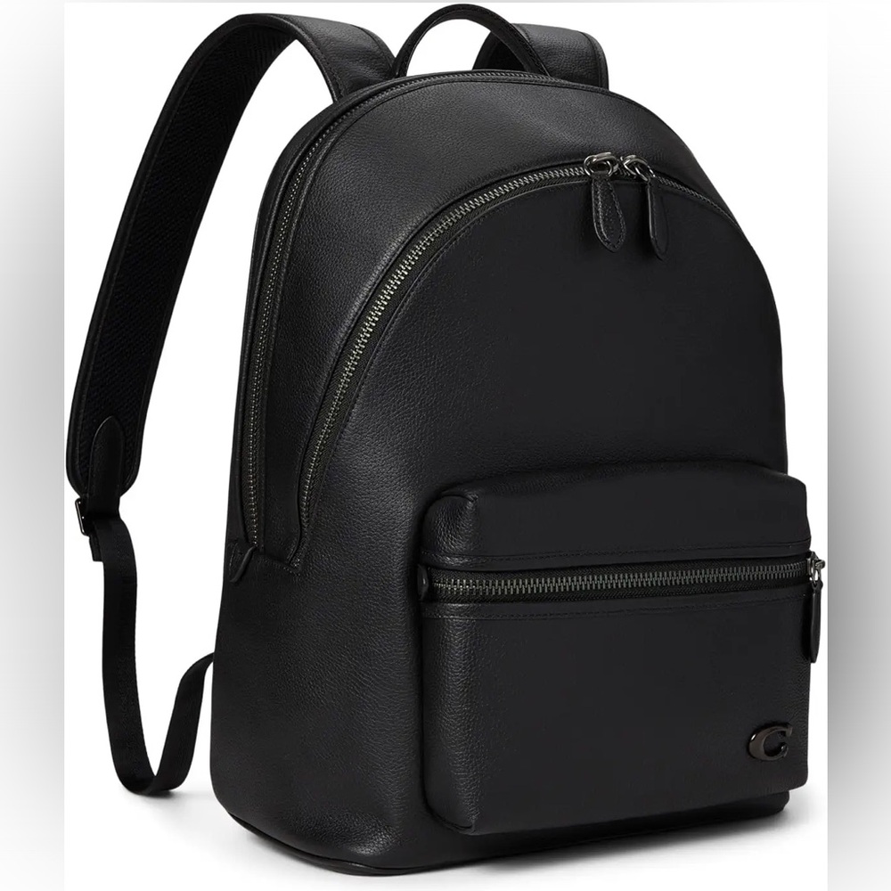 Coach Charter Black Leather Backpack - NWT! Brand New with Dust Bag